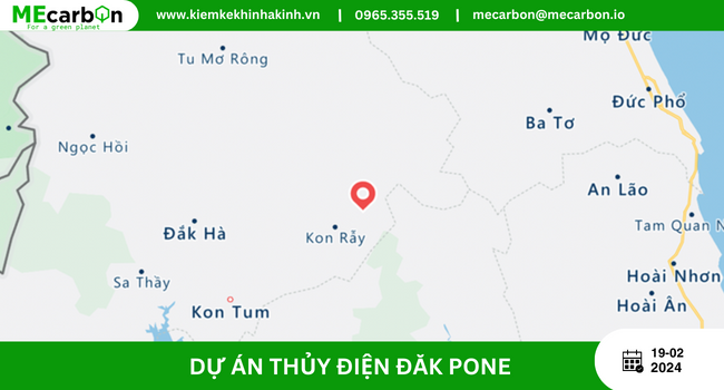 Bản đồ Thủy điện Đăk Pone