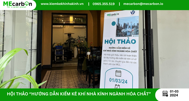 Hội thảo "Hướng dẫn kiểm kê khí nhà kính ngành hóa chất".